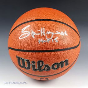 Spencer Haywood Signed Basketball (COA)