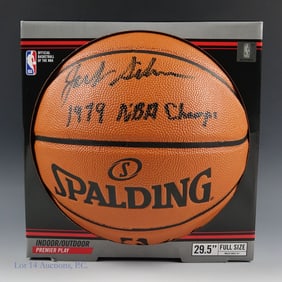 Jack Sikma Signed Basketball (COA)
