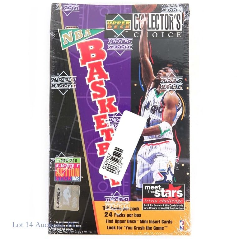 1996-97 UD Coll Choice Basketball Cards Sealed Box (1 of 3)