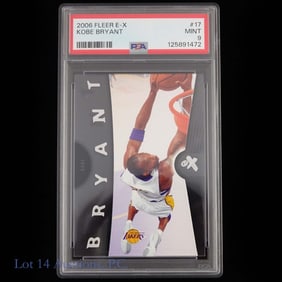 2006 Fleer E-X Kobe Bryant (PSA9)