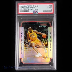 2003 Bowman R. & S. Shaquille O'Neal (PSA9)