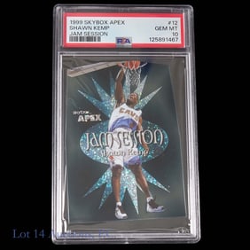 1999 Skybox Apex Jam Session Shawn Kemp (PSA10)