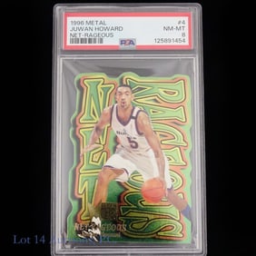 1996 Metal Net - Rageous Juwan Howard (PSA 8) Rare Set
