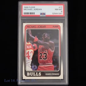 1988 Fleer Michael Jordan (PSA8)