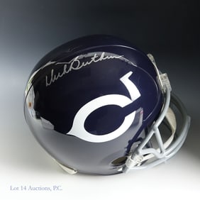 Dick Butkus Signed Full Size Helmet (JSA COA)