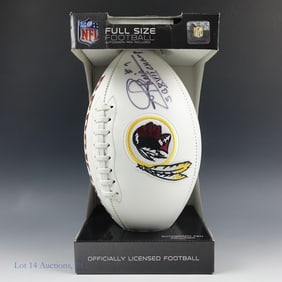 Joe Theismann Signed Football
