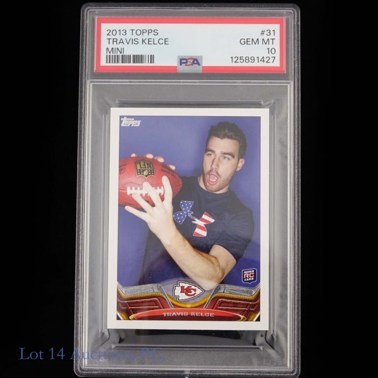 2013 Topps Mini Rookie Travis Kelce (PSA10) (1 of 4)
