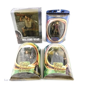 Toybiz LOTR (3) & Walking Dead Rick Grimes