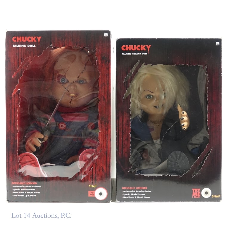 Spirit Chucky & Tiffany Animatronic Dolls NIB (2) (1 of 4)