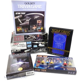 Star Trek Lot, Hobby Kits, Pez, Blueprints, Trivia