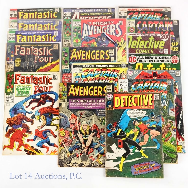 12 - 25 c. DC & Marvel Comics, Key Issues (+15) (1 of 7)