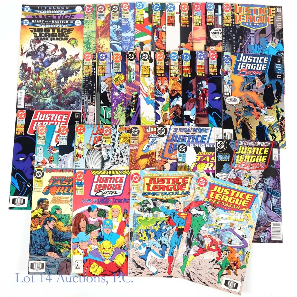 Justice League Comic Books, DC (+40) (1 of 4)