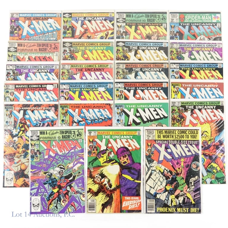 X-Men Ranging #137-178, Key Issues MARVEL (+20) (1 of 5)