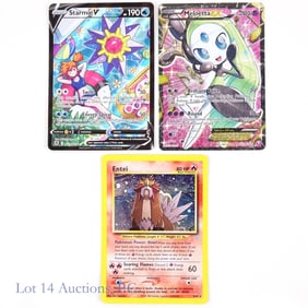 Pokemon Cards, Entei 6/64, Starmie V TG13/TG30 (3)