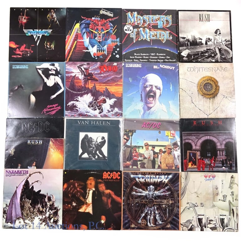 Vinyl Records Heavy Metal, Rock (17) (1 of 2)