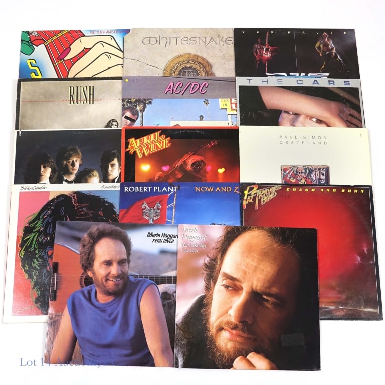 Vinyl Records AC/DC, Pretenders, Rush More (14) (1 of 5)