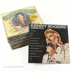 Vinyl Records K. Rogers, G. Jones, More (4)