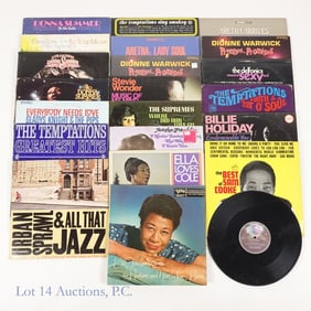 Vinyl Records Temptations, Aretha, Warwick, Ross