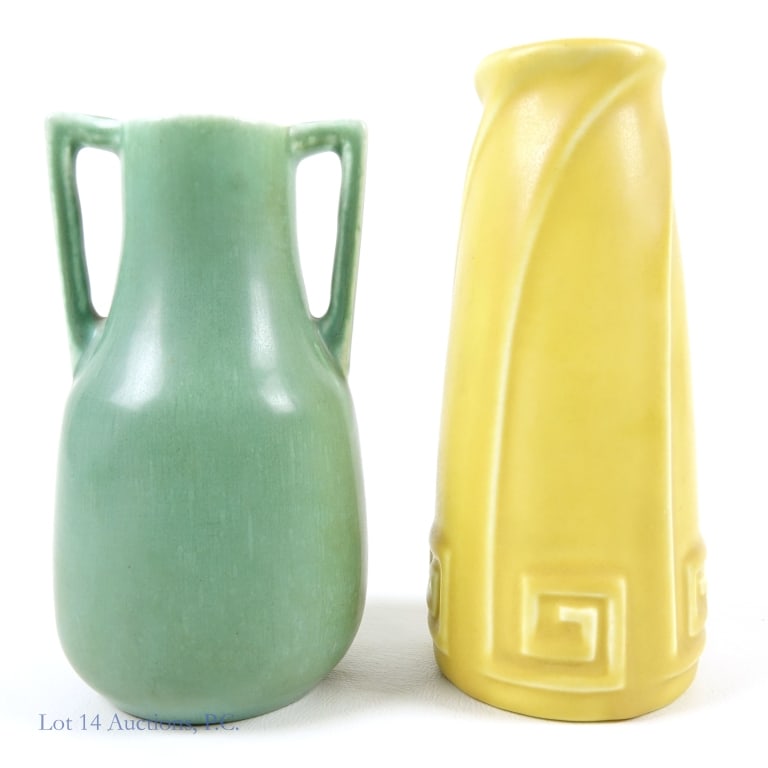 Two Small Rookwood Vases, Matte Glaze (1 of 4)