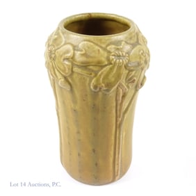 Rookwood #1370 Dogwood Vase in Yellow/Green