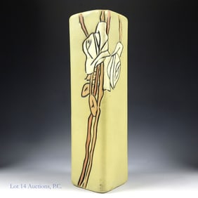 Weller Etched Matte Floral Vase