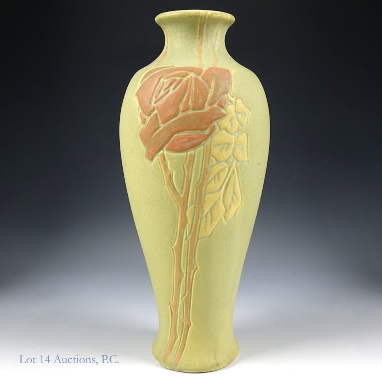 Weller Etched Matte Floral Vase (1 of 6)