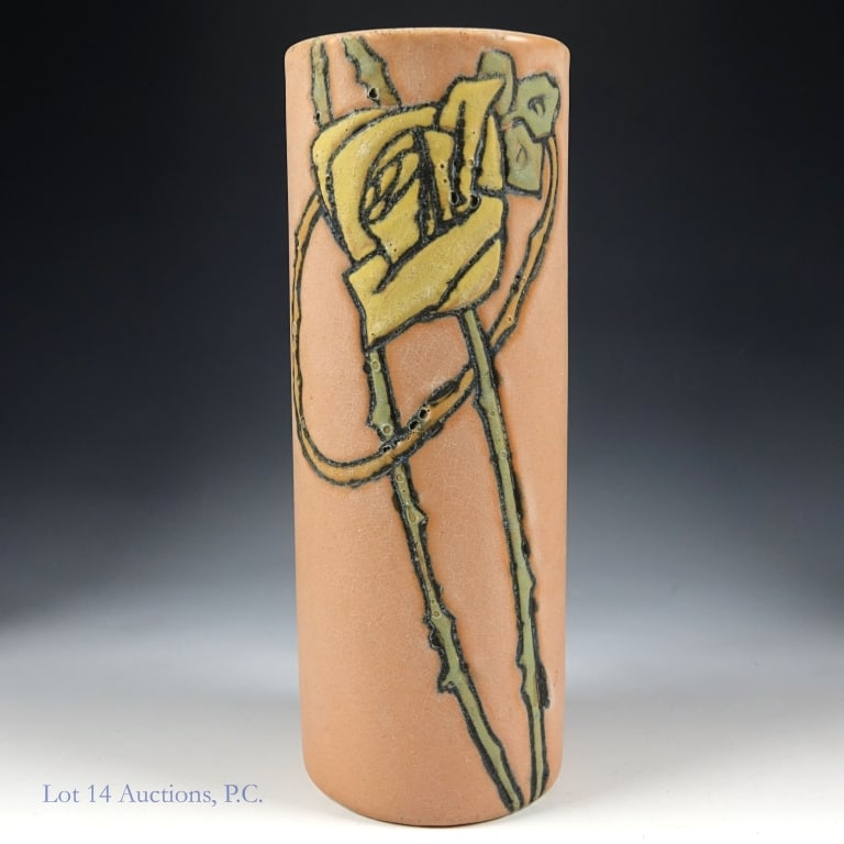 Weller Etched Matte Floral Vase (1 of 5)