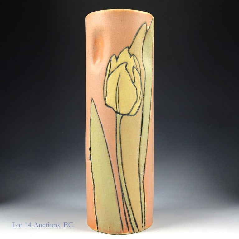 Weller Etched Matte Floral Vase (1 of 6)