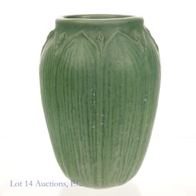 Wheatley Pottery Matte Green Vase
