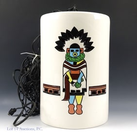 Vintage Yankee Doodle Dandy Kachina Lamp