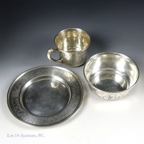 Matthews Co. Sterling Silver Nrsry Rhyme Tableware