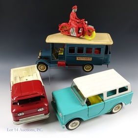 Vintage Truck, Motorcycle, Bus Models (4)