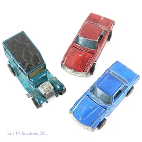 Redline Hot Wheels Ford Woody & 2 Mercedes 280SL