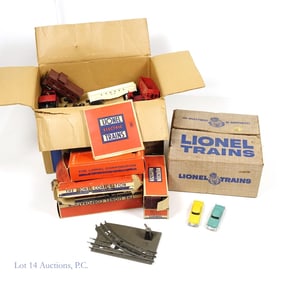 Large Lionel Trains Lot, O Scale