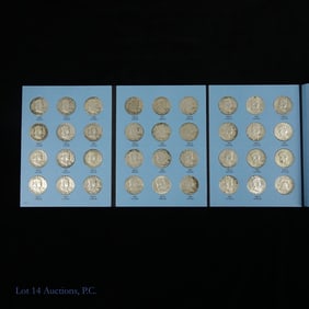 1948 - 1963 USA 90%-Silver Franklin 50c (36)