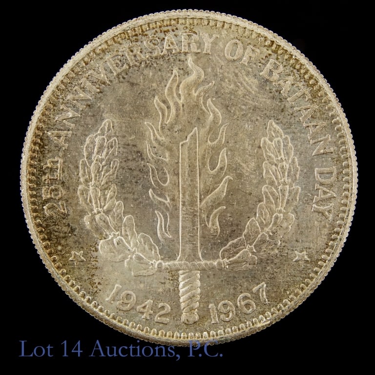 1967 Philippines Silver 1 Peso (Unc.) (1 of 2)