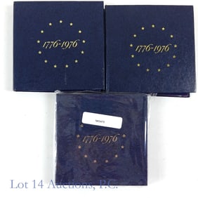 1976-S 40%-Silver 3-Coin Proof Sets in OGP (3)