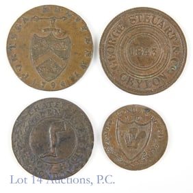 Great Britain & Colonial Era Tokens & Medals (4)