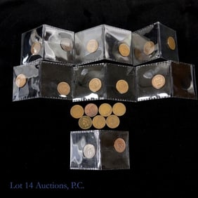 1875 - 1909 USA Indian Head Cents (20)