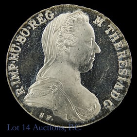 (1780) Austria Maria Theresa Thaler Restrike Prf