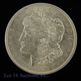 1921 (P) USA 90%-Silver Morgan Dollar