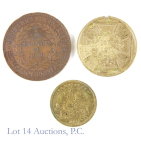 1837 - 1879 European Commemorative Medals (3)