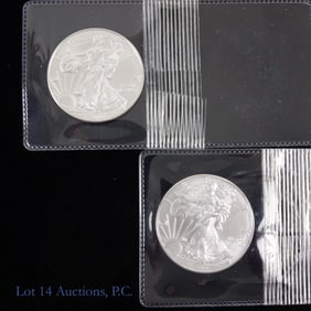 2018 (W) American Silver Eagle $1 Bullion (2)