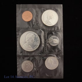 1965 Canada Silver 6-Coin Mint Set (P/L)