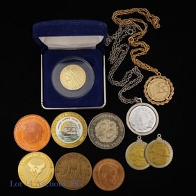 Various USA Tokens & Medals (11)