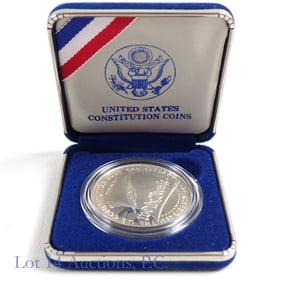 1987-S USA 90%-Silver Proof Constitution $1 (OGP)