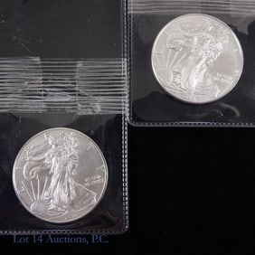 2018 (W) American Silver Eagle $1 Bullion (2)