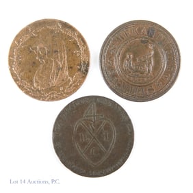 Great Britain & Colonial Era Tokens & Medals (3)