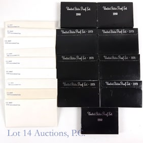 1978 - 1980 USA Proof & Mint Sets (18)
