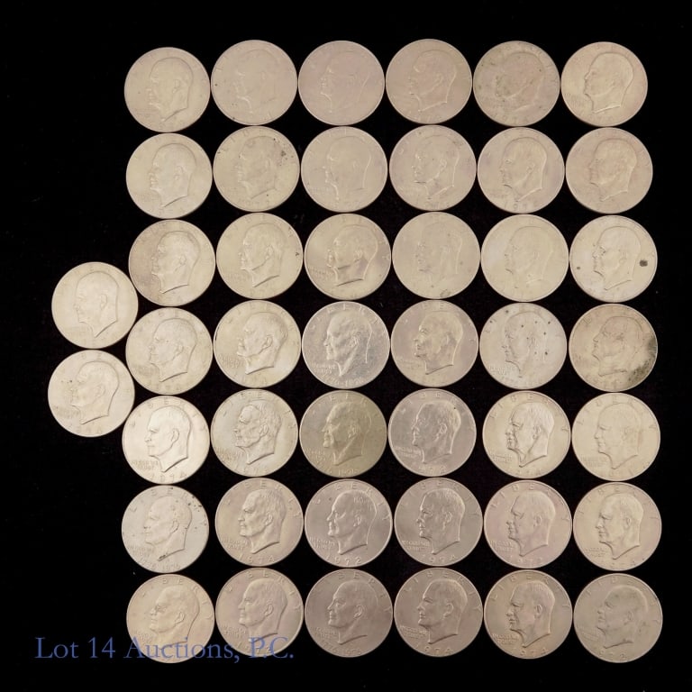 USA Clad Eisenhower Dollars Rolls (44) (1 of 2)